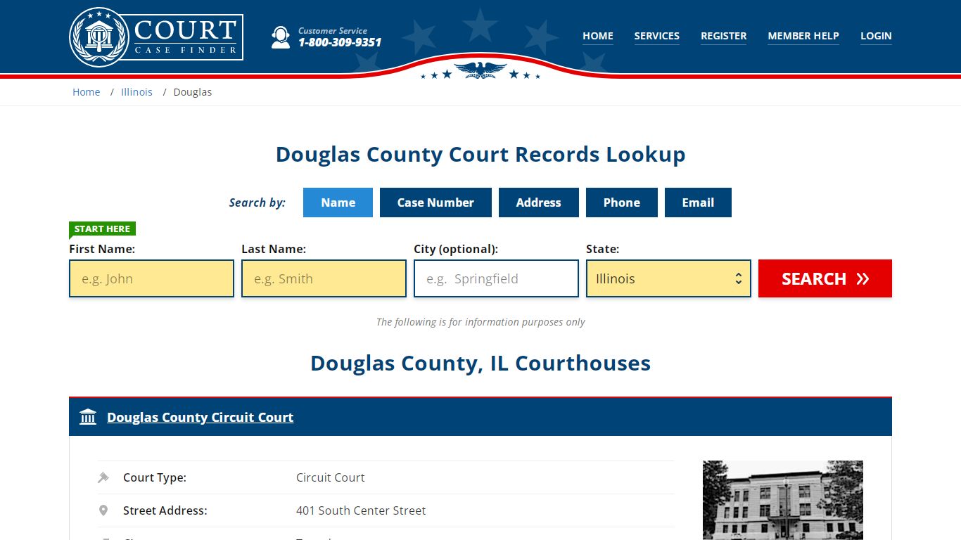 Douglas County Court Records | IL Case Lookup