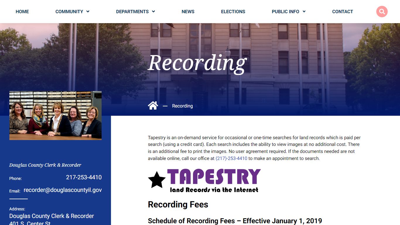 Recording | Douglas County, IL
